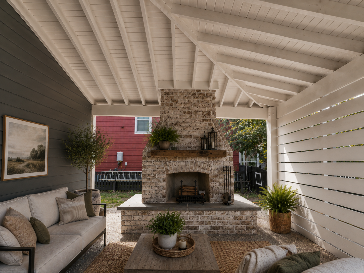 Fireplaces & Privacy Walls project
