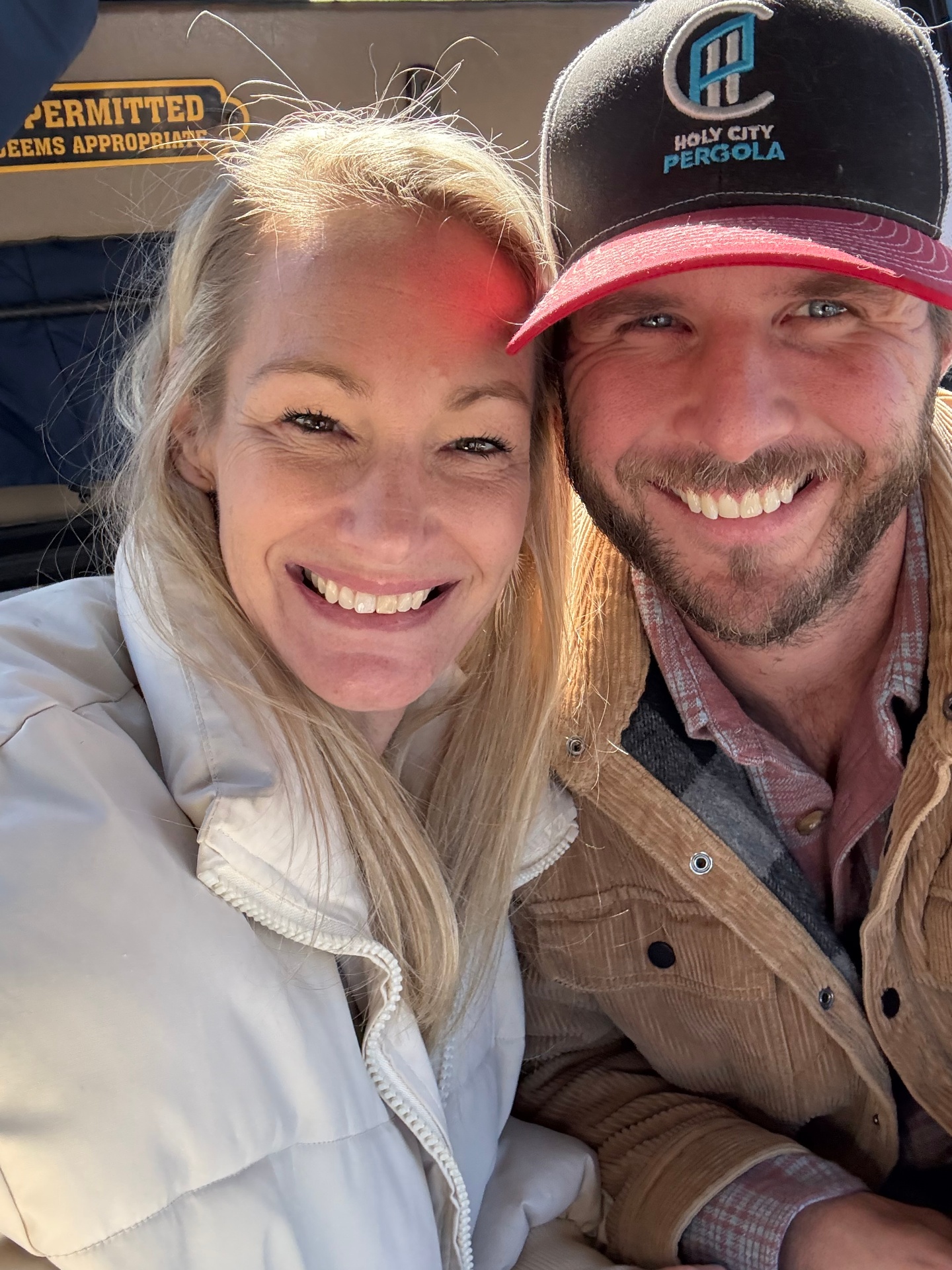 John and Hannah, founders of Holy City Pergolas